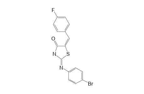 Thiazolidin-4-one, 2-(4-bromophenylimino)-5-(4-fluorobenzylidene)-