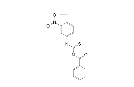1-benzoyl-3-(4-tert-butyl-3-nitrophenyl)-2-thiourea