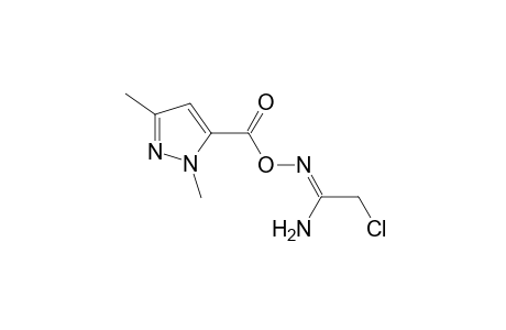 2-chloro-O-[(1,3-dimethylpyrazol-5-yl)carbonyl]acetamidoxime