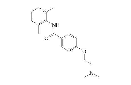 4-[2-(dimethylamino)ethoxy]-2',6'-benzoxylidide