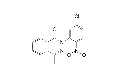 2-(5-chloro-2-nitrophenyl)-4-methyl-1(2H)-phthalazinone