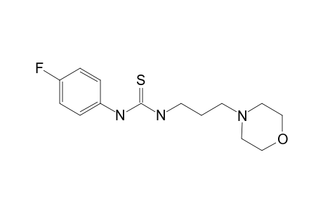 1-(p-FLUOROPHENYL)-3-(3-MORPHOLINOPROPYL)-2-THIOUREA