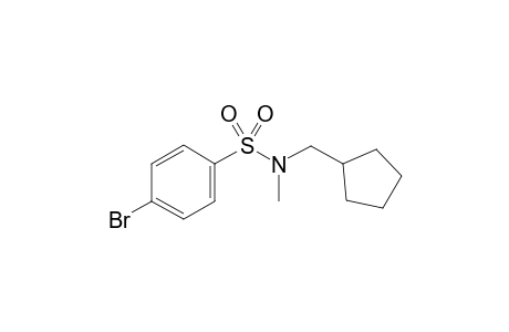 4-Bromo-N-(cyclopentylmethyl)-N-methylbenzenesulfonamide