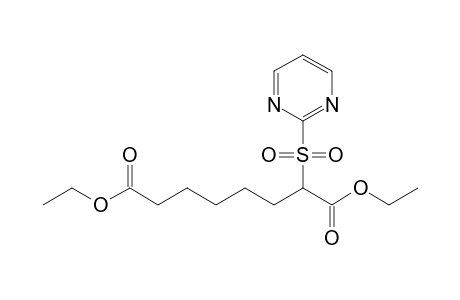2-(2-pyrimidinylsulfonyl)octanedioic acid diethyl ester