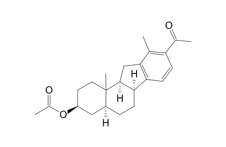 9-Acetyl-3.beta.-(acetoxy)-10,11.beta.-dimethyl-decahydro-11H-benzo[a]fluorene