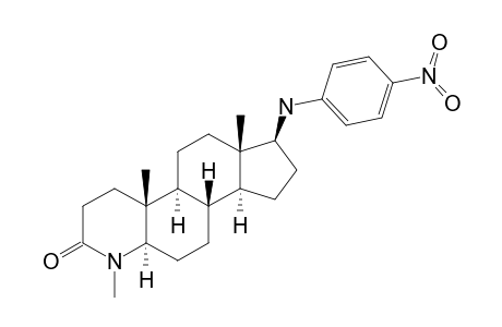 (1S,3aS,3bS,5aR,9aR,9bS,11aS)-6,9a,11a-trimethyl-1-(4-nitroanilino)-2,3,3a,3b,4,5,5a,8,9,9b,10,11-dodecahydro-1H-indeno[5,4-f]quinolin-7-one