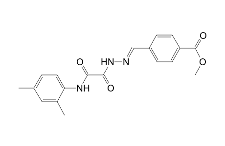 benzoic acid, 4-[(E)-[[2-[(2,4-dimethylphenyl)amino]-1,2-dioxoethyl]hydrazono]methyl]-, methyl ester