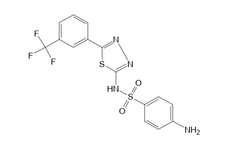 N^1-[5-(alpha,alpha,alpha-trifluoro-m-tolyl)-1,3,4-thiadiazol-2-yl]sulfanilamide