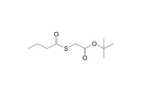 2-(1-oxobutylthio)acetic acid tert-butyl ester