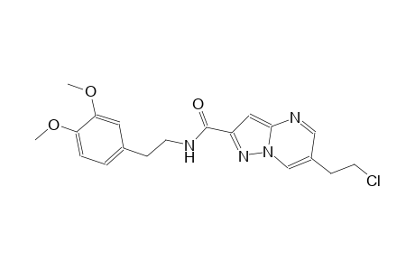 6-(2-chloroethyl)-N-[2-(3,4-dimethoxyphenyl)ethyl]pyrazolo[1,5-a]pyrimidine-2-carboxamide