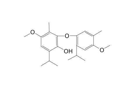 6-Methoxy-2-[(6-methoxymentha-1,3,5-trien-3-yl)oxy]-mentha-1,3,5-trien-3-ol
