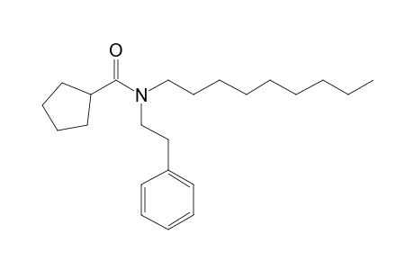 Cyclopentanecarboxamide, N-(2-phenylethyl)-N-nonyl-