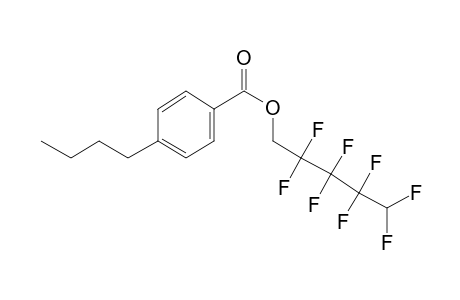 4-Butylbenzoic acid, 2,2,3,3,4,4,5,5-octafluoropentyl ester