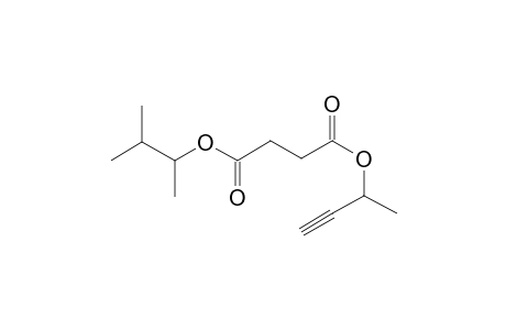 Succinic acid, but-3-yn-2-yl 3-methylbut-2-yl ester