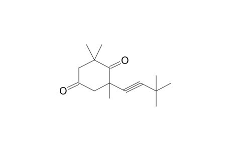 2-(3,3-Dimethyl-but-1-ynyl)-2,6,6-trimethyl-cyclohexane-1,4-dione