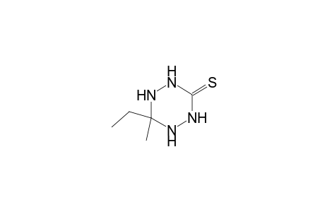 6-ethyl-6-methyltetrahydro-s-tetrazine-3(2H)-thione