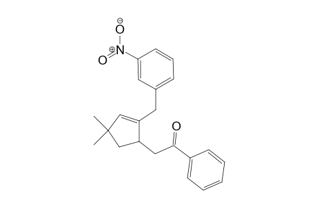 2-[4,4-Dimethyl-2-(3-nitrophenyl)methyl-2-cyclopenten-1-yl]-1-phenylethanone