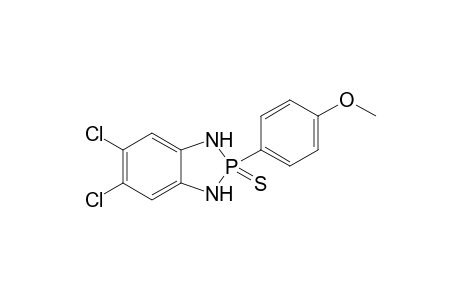 2-(4-Methoxyphenyl)-5,6-dichloro-2,3-dihydro-1H-1,3,2-benzodiazaphosphole-2-sulfide