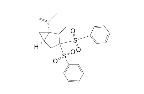 (cis)-3,3-bis(Phenylsulfonyl)-2-methyl-1-(1'-methylethenyl)biccyclo[3.1.0]hexane