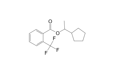 2-Trifluoromethylbenzoic acid, 1-cyclopentylethyl ester