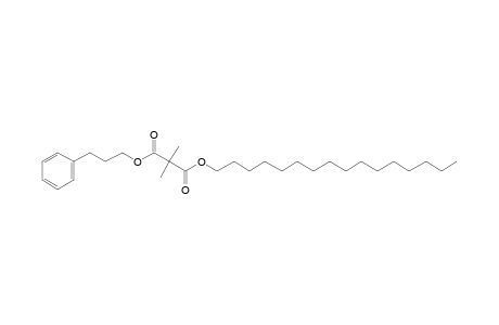 Dimethylmalonic acid, hexadecyl 3-phenylpropyl ester