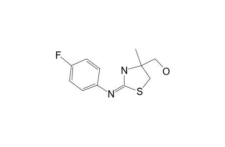 [2-[(4-Fluorophenyl)imino]-4-methyl-1,3-thiazolan-4-yl]methanol