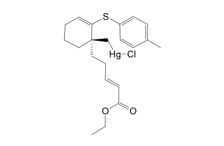 [(1R]-1-[(E)-4-(ETHOXYCARBONYL)-3-BUTENYL]-2-(PARA-TOLYLTHIO)-2-CYCLOHEXENYL]-METHYLMERCURY-CHLORIDE