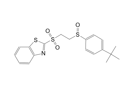 2-({2-[(4-tert-butylphenyl)sulfinyl]ethyl}sulfonyl)-1,3-benzothiazole