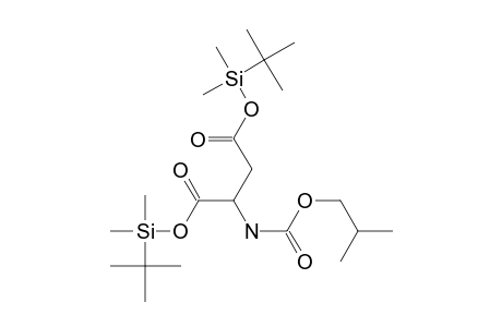 bis[(t-butyl)dimethylsilyl] N-isobutyloxycarbonyl-2-aminobutanedioate