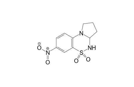 7-Nitro-2,3,3a,4-tetrahydro-1H-pyrrolo-[2,1-c][1,2,4]-benzothiadiazin-5,5-dioxide