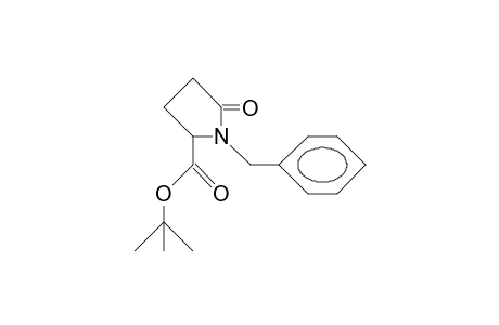 1-(benzyl)-5-keto-pyrrolidine-2-carboxylic acid tert-butyl ester