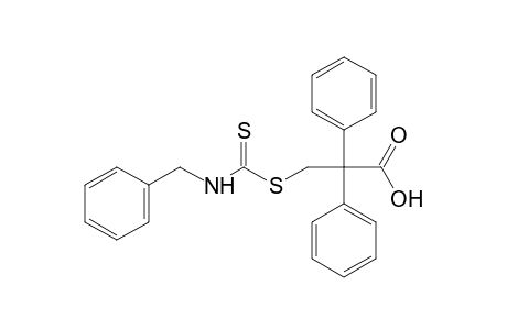 2,2-diphenyl-3-mercaptopropionic acid, benzylidithiocarbamate