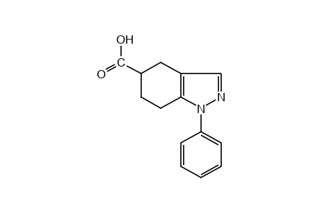 1-phenyl-4,5,6,7-tetrahydro-1H-indazole-5-carboxylic acid