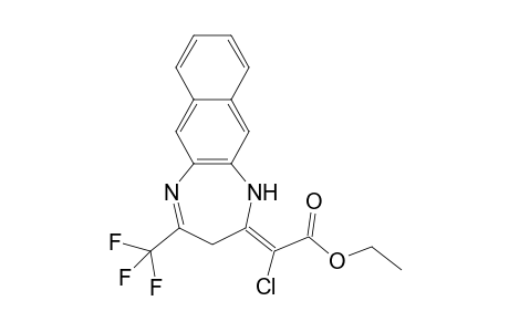Ethyl (2E)-2-Chloro[1,3-dihydro-4-(trifluoromethyl)-2H-naphtho[2,3-b][1,4]diazepin-2-ylidene]acetate
