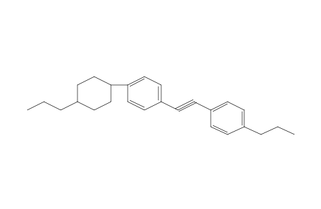 1-Propyl-4-([4-(4-propylcyclohexyl)phenyl]ethynyl)benzene