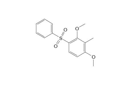 2,6-dimethoxy-3-(phenylsulfonyl)toluene
