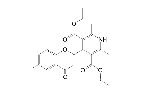 6-Methyl-2-[4'-(2',6'-dimethyl-3',5'-dicarbethoxy-1',4'-dihydropyridyl)]chromone