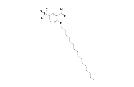 5-(chlorosulfonyl)-2-(hexadecyloxy)benzoic acid