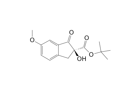 (S)-tert-butyl 2-hydroxy-6-methoxy-1-oxo-2,3-dihydro-1H-indene-2-carboxylate