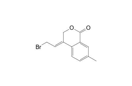 1H-2-Benzopyran-1-one, 4-(2-bromoethylidene)-3,4-dihydro-7-methyl-, (Z)-