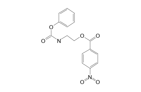 Phenyl (2-(p-nitrobenzoyloxy)ethyl)carbamate