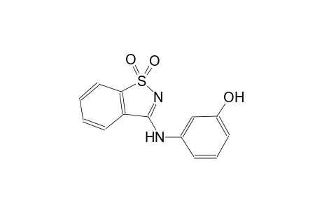 3-[(1,1-dioxido-1,2-benzisothiazol-3-yl)amino]phenol