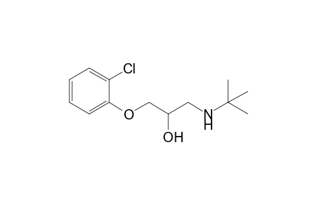 1-(tert-butylamino)-3-(2-chloranylphenoxy)propan-2-ol