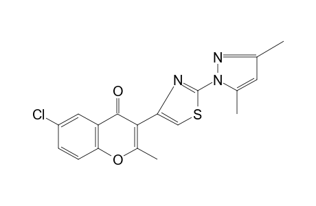 6-chloro-3-[2-(3,5-dimethylpyrazol-1-yl)-4-thiazolyl]-2-methylchromone