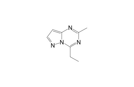 4-ethyl-2-methylpyrazolo[1,5-a]-s-triazine