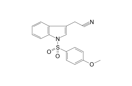[1-(4-Methoxybenzenesulfonyl)-1H-indol-3-yl]acetonitrile