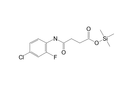 4-[(4-Chloro-2-fluorophenyl)amino]-4-oxobutanoic acid, tms