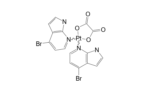 [PT(OX)(4BR-AZA)2];BIS-(4-BROMO-7-AZAINDOLE)-KAPPA-N7-(OXALATO-KAPPA(2)-O,O')-PLATINUM-(II)