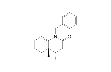 trans-1-Benzyl-4,4a-dimethyl-2-oxo-1,2,3,4,4a,5,6,7-octahydroquinoline