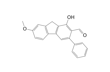 1-Hydroxy-7-methoxy-3-phenyl-9H-fluorene-2-carbaldehyde